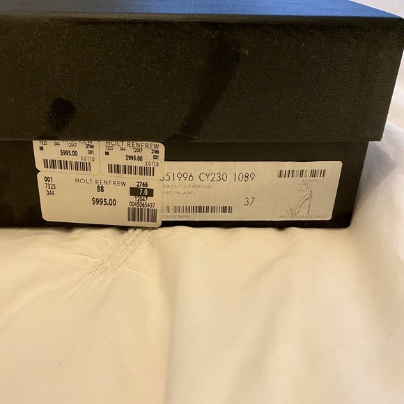 Saint Laurent YSL Authentic Studded Heels - Picture 4 of 4